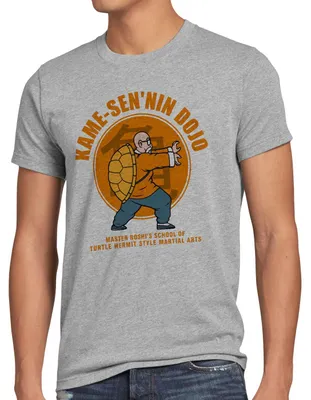 Produktbild von style3 Roshi Kame-Sen'nin Dojo Herren T-Shirt turtle gt z son-goku
