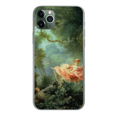 Produktbild von MuchoWow® Handyhülle Schutzhülle Hülle für iPhone 11 Pro Max Die Schaukel - Jean-Honoré Fragonard - Kunstwerk Silikon Softcase Handy Hülle - Schutz