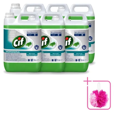 Produktbild von 6 x Cif Allesreiniger Dennenfris 5 l - Sparpackung - 6 Stücke