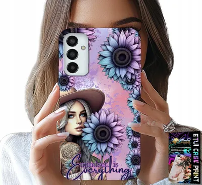 Zdjęcie produktu dla Etui Do Samsung Galaxy M23 - Kobieta W Słonecznikach, Kobiece Wzory