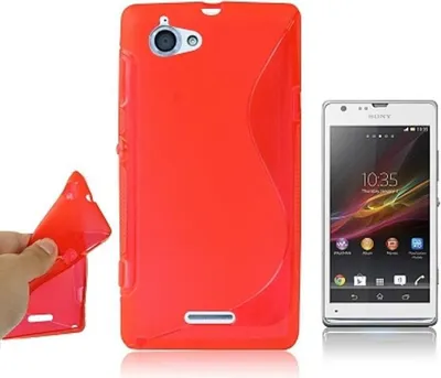 Produktbild von Handyhülle Silikon Case (S-Curve) für Handy Sony Xperia L S36h C210X rot