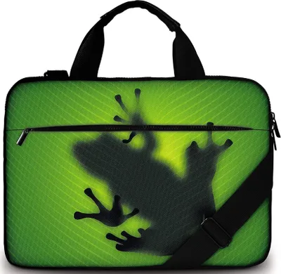Produktbild von Laptoptasche / Notebooktasche 15 - 15.6 Zoll aus Canvas, Schmutz & wasserabweisend, Frosch