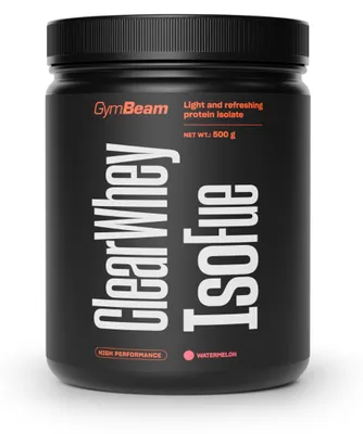 Produktbild von GymBeam - Clear Whey IsoFue, 500 g, Wassermelone