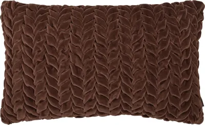 Produktbild von Kissen - Cappuccino - 30 x 50 cm - Flechtoptik