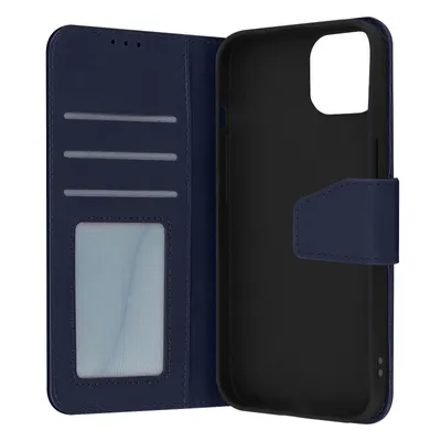 Obrázek produktu pro Avizar, kožené pouzdro pro Apple iPhone 14, barva: noční modř