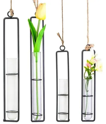 Immagine prodotto di Omgoods - Set di 4 provette sospese per la decorazione di piante