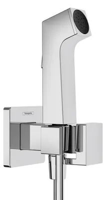 Obrázok produktu pre Hansgrohe Bidette ručná sprcha 1-jet E EcoSmart pre teplú vodu, s držiakom sprchy a sprchovou hadicou, 29233000