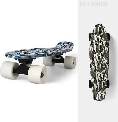 Produktbild von SportPlus Mini Cruiser Skateboard Funboard Miniboard Pennyboard Retro