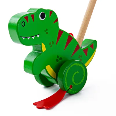 Zdjęcie produktu dla Bigjigs Baby Drewniany jeździec T. rex