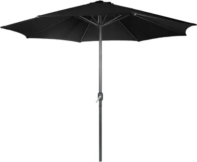 Obrázok produktu pre MIADOMODO slnečník s kľučkou 250 cm, čierny
