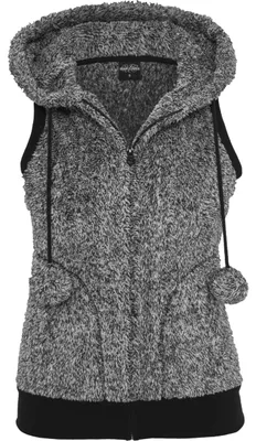 Produktbild von Urban Classics Ladies Melange Teddy Vest, Größe: M