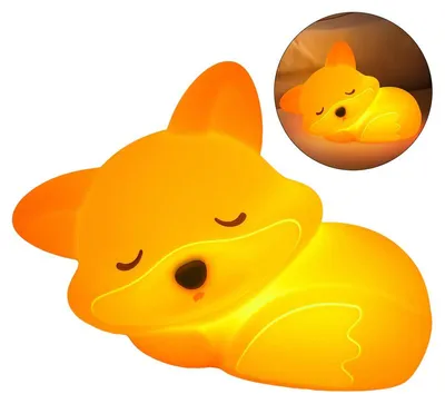Produktbild von Fuchs-Nachtlicht, niedliche Fuchs-Silikonlampe, dimmbares und mit Timer ausgestattetes Touch-Nachtlicht für den Nachttisch, ein tolles Geschenk für