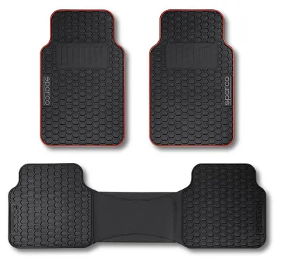 Image de Tapis de sol universels SPARCO SPCF500RD Avant et arrière PVC