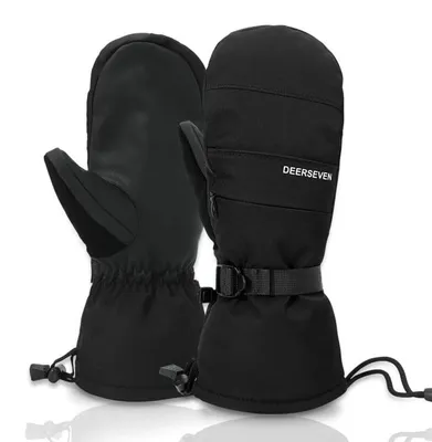 Produktbild von Winddichte Fleecegefütterte Wasserdichte Snowboardhandschuhe