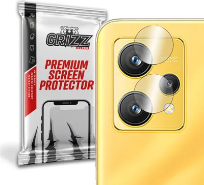 Produktbild von Glas für die Kamera GrizzGlass HybridGlass für Realme 9 4G