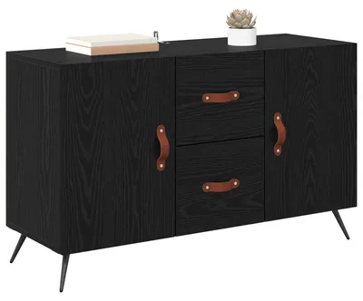 Obrázok produktu pre vidaXL Príborník čierny dubový vzhľad 100 x 36 x 60 cm materiál na báze dreva