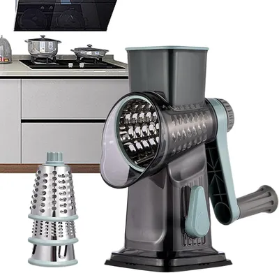 Productafbeelding van Keuken Rasp - Groente Molen - Salade Maken - Verhoogde Efficiëntie - 24x215x10 cm - Blauw