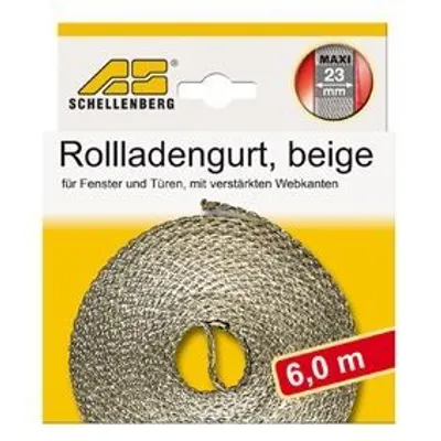Produktbild von Schellenberg Rollladengurt beige Breite 23 mm - Länge 6 m