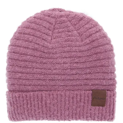 Produktbild von Antonio Damen Strick Mütze Bouclé Beanie  berry