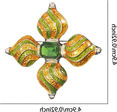 Vintage Barock Broschen Set von 4, geeignet für Kleidungsdekoration und Geburtstagsgeschenke, einzigartige Accessoires für