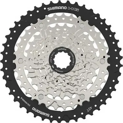 Zdjęcie produktu dla Kaseta rowerowa SHIMANO - HG400 - srebrno-czarna