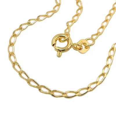 Produktbild von Kette 2mm Weitpanzer glänzend 9Kt GOLD 45cm