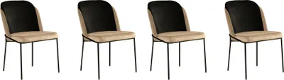 Produktbild von Skye Decor, DR - 145 V4, Stuhlset (4 Stück), Beige, 100 % METALL, 54 x 55 x 86 cm