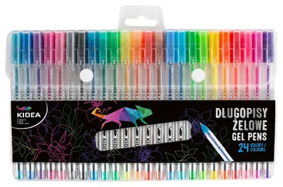 Immagine prodotto di Penne gel 24 colori Kidea
