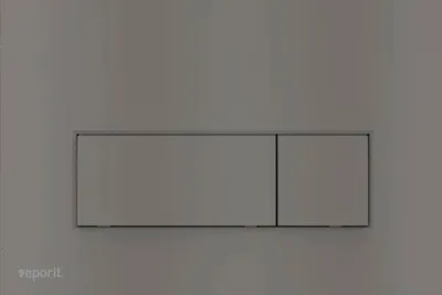 Produktbild von veporit Betätigungsplatte SQUARE Platte gun metal matt / Taster gun metal matt mit Anti-Fingerprint und Antibakteriell