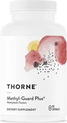 Obrázek produktu pro THORNE - Methyl-Guard Plus - Doplněk stravy - Vitamin B12 - Vitamin B2 - Vitamin B6 - Podporuje zdraví srdce - cév - Podporuje mozek a kosti - Vysoká dávka - Laboratorně testováno - 90 kapslí