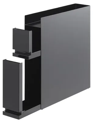 Produktbild von YAMAZAKI Tower 2-stöckiges Gewürzregal mit Schubladen, schwarz