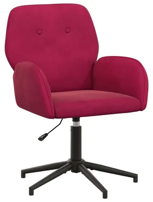 Immagine prodotto di Sedia girevole vidaXL, bordeaux, 54 x 55 x 90 cm, in velluto