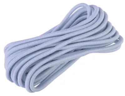 Gummikordel, Gummiband, Gummischnur, Zopfgummi, blauviolett