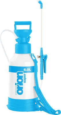 Produktbild von Kwazar 20010033 de Industrie-Pumpensprüher Sprayer a Druck con viton de Orion Pro Plus 6 L, Weiß/Blau, 22 x 22 x 64 cm