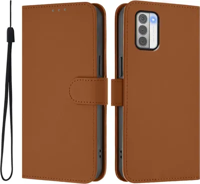 Produktbild von Mobigear Urban Wallet  Nokia G42 Hülle Klapphülle Geldbörse - Braun