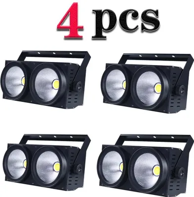 Obrázok produktu pre Pódiové svetlo DMX, výkon 220 W, viacero prevádzkových režimov, 4 ks, zástrčka EÚ