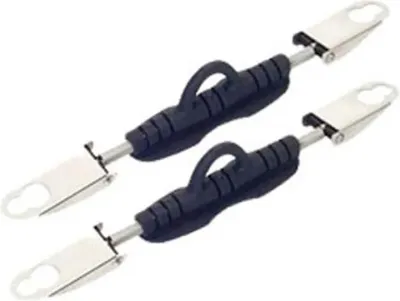 Produktbild von Tecnomar Spring Standard Inox Fs 12 Bungee Straps Für Flossen Schwarz XL Schwarz XL