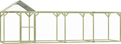 Produktbild von vidaXL Hühnerkäfig 6x1,5x2 m Kiefernholz Imprägniert