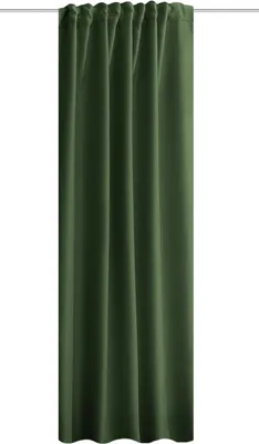 Zdjęcie produktu dla Zasłona akustyczna z podszewką, Acustico, Zielona oliwkowa, Wymiary tkaniny: 245 cm (wys.), 135 cm (szer.)