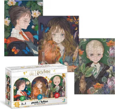 Productafbeelding van Puzzel met het thema "Harry Potter", 3-in-1, aantal stukjes: 150, 250, 350, merk: DODO, artikelnummer: 200574
