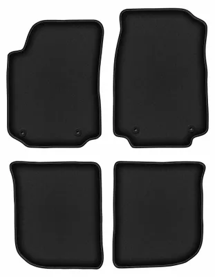 Obrázok produktu pre Velúrové autokoberce pre: Audi A6 C4 1994-1997 (sedan/kombi) – sada 4 ks, čierne, na mieru – Wielganizator DURBAN