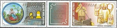 Produktbild von Briefmarken Italien 1984 Mi 1876-1877 Dreierstreifen (kompl.Ausg.) gestempelt Ital. Technologie