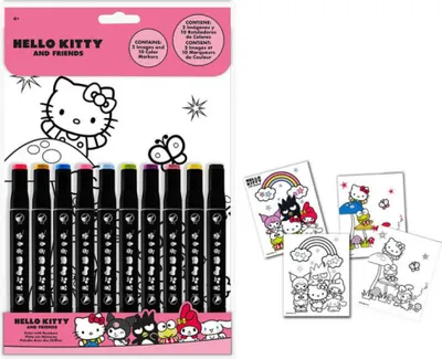 Image de Livre de coloriage de numéros Hello Kitty pour enfants