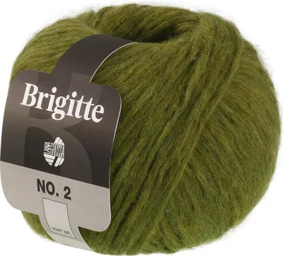 Produktbild von Lana Grossa BRIGITTE NO. 2 50 g hochwertige Mischung aus Schurwolle, Baumwolle und Alpaka 140 m Farbe 072 - Avocadogrün