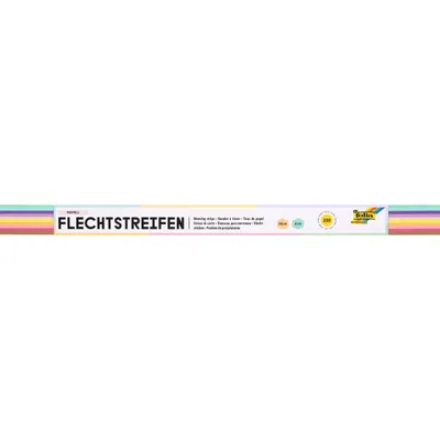 Zdjęcie produktu dla folia 70320 folia Bastelset Flechtstreifen farbsortiert 200 St.