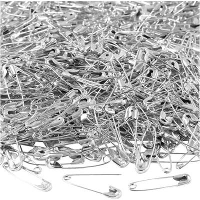 Produktbild von Sicherheitsnadeln, L 22 mm, Dicke 0,6 mm, Silber, 500 Stk/ 1 Pck [HOB-41131]