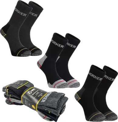 Produktbild von WORK Socken Baumwolle WORK BHP 3 PAK MORAJ 43-46