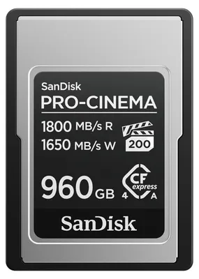 Produktbild von SanDisk PRO-CINEMA - Flash-Speicherkarte - 960