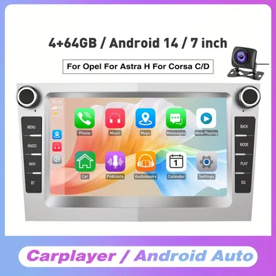 Obrázek produktu pro Android 14 autorádio - Android Auto - Carplay rádio - Multimediální přehrávač - Autorádio