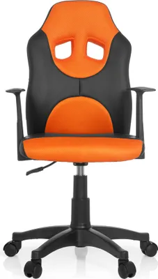 Obrázok produktu pre hjh OFFICE detská otočná stolička KID GAME AL stolová stolička pre deti výškovo nastaviteľná s podrúčkami z imitácie kože